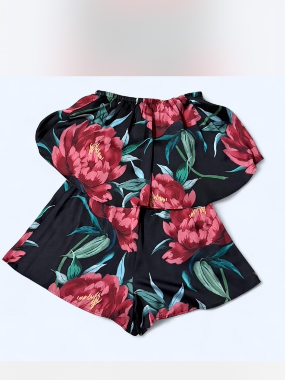 Show Me Your Mumu Womens Thelma Romper Ruby Bloom Floral Print Romper Size Small - Picture 2 of 10